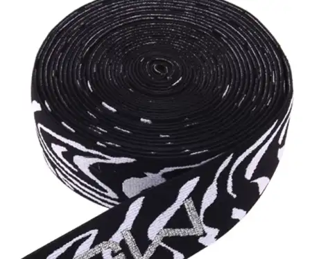 Custom logo elastic and jacquared elastic band