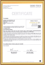 Certification - Elastic Waistband Manufacturer